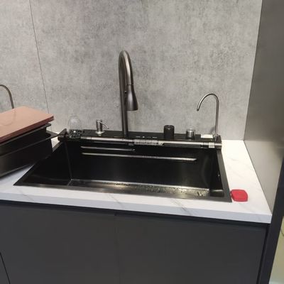 Prezzo buono Lavabo in acciaio inossidabile fatto a mano con 304/316 Food-Grade Sterile Certified Deepened Bowl Design in linea