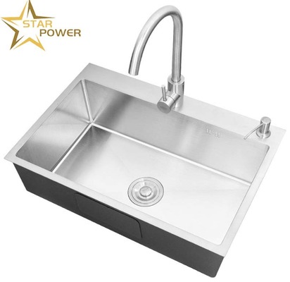 qualità Lavello da cucina in acciaio inossidabile 304 compatibile con montaggio sottotop e top, con grande capacità e 220V per cucine moderne | Profondità vasca personalizzabile | Spessore acciaio personalizzabile fabbrica