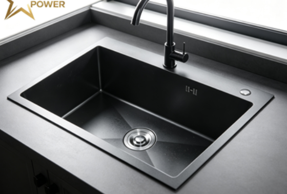 qualità Lavello da cucina a doppio vasca in acciaio inox 304 da 18 gauge, lucidato a mano, con vasca extra profonda da 300 mm fabbrica