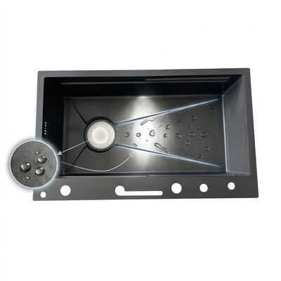 Prezzo buono 34 Inch Undermount Double Bowl Kitchen Sink 50 50 SUS304 16 Gauge Zero Radius in linea