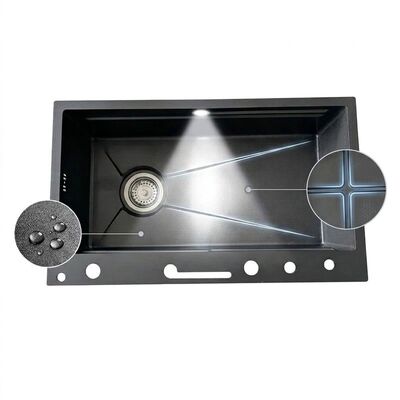 Prezzo buono 40 Inch Commercial Double Bowl Drop-In Kitchen Sink 16 Gauge with Drainboard in linea