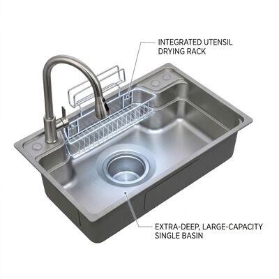 Qualità 35 Inch Apron Front Farmhouse Double Bowl Kitchen Sink 16 Gauge Handmade SUS304 fabbrica